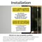 Signmission No Drugs Dealers Weapons Bilingual OSHA Security Notice Sign, Vinyl Decal, 7in W x 10in L, 2PK OS-2PACK-SN-D-710-L-11598 - alternate 4